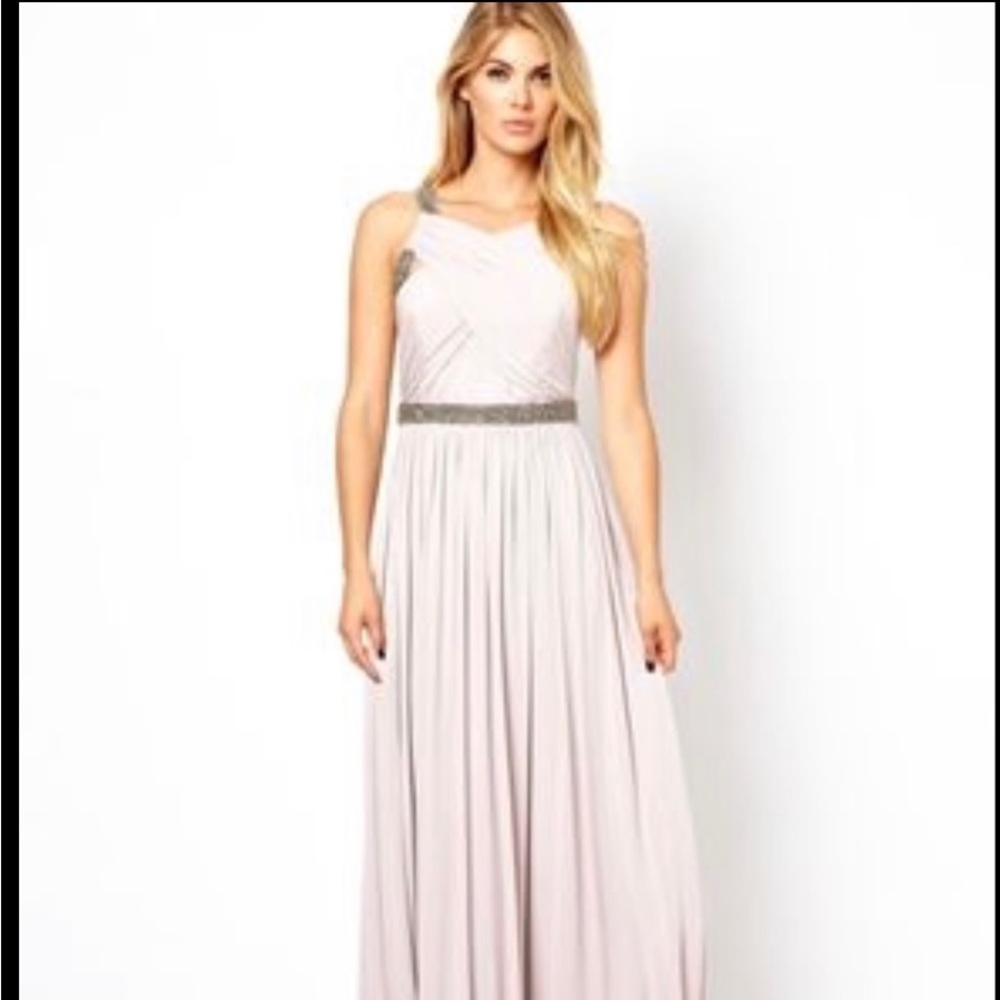 Coast Lauder Maxi Dress with beading. Size 8 NWOT